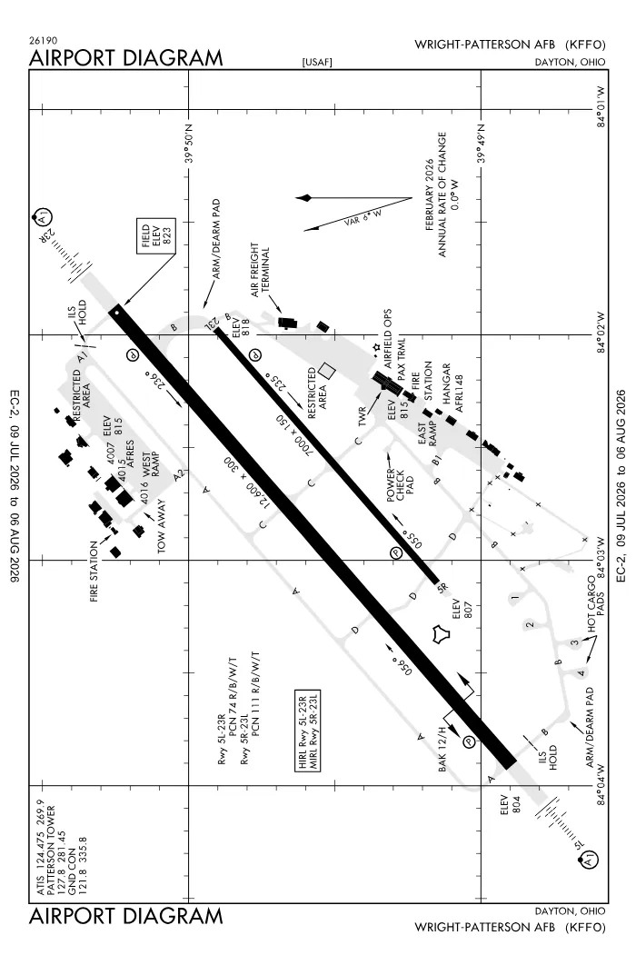 FAA airport diagram for KFFO