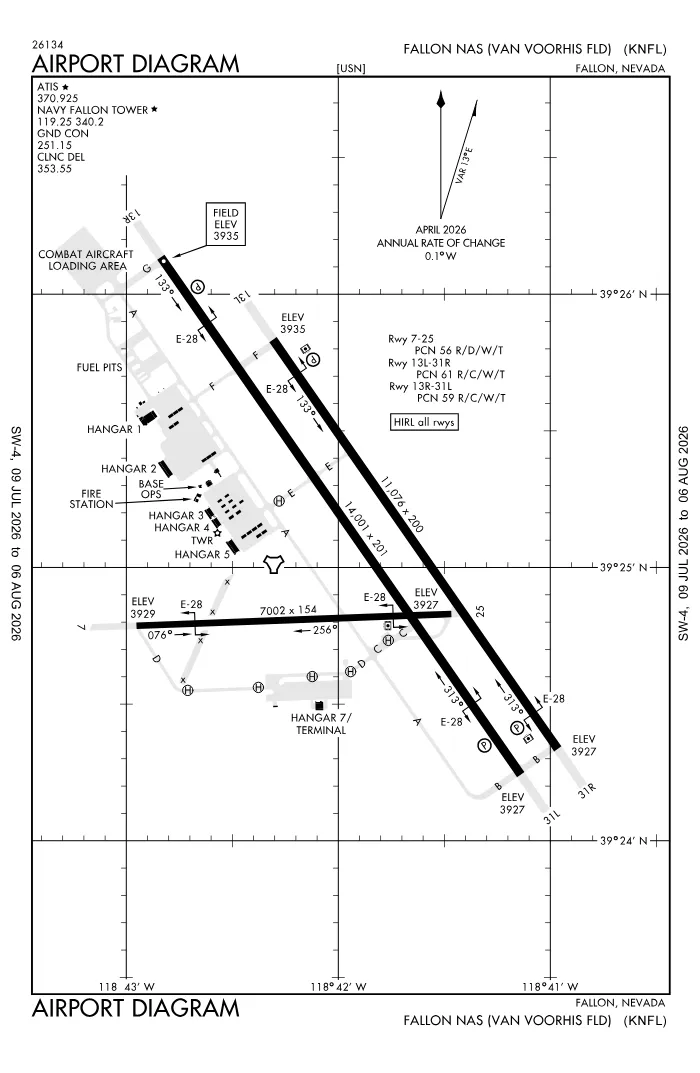 FAA airport diagram for KNFL
