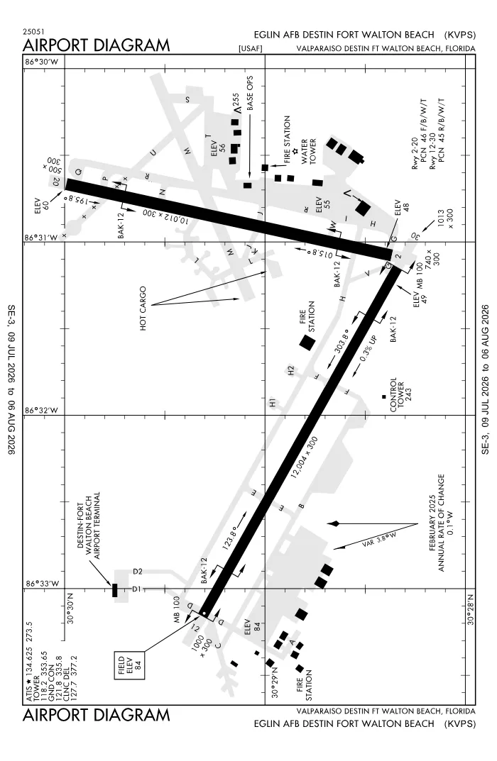 FAA airport diagram for KVPS